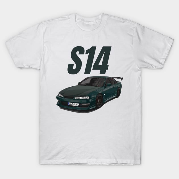 Silvia S14 T-Shirt by MOTOSHIFT